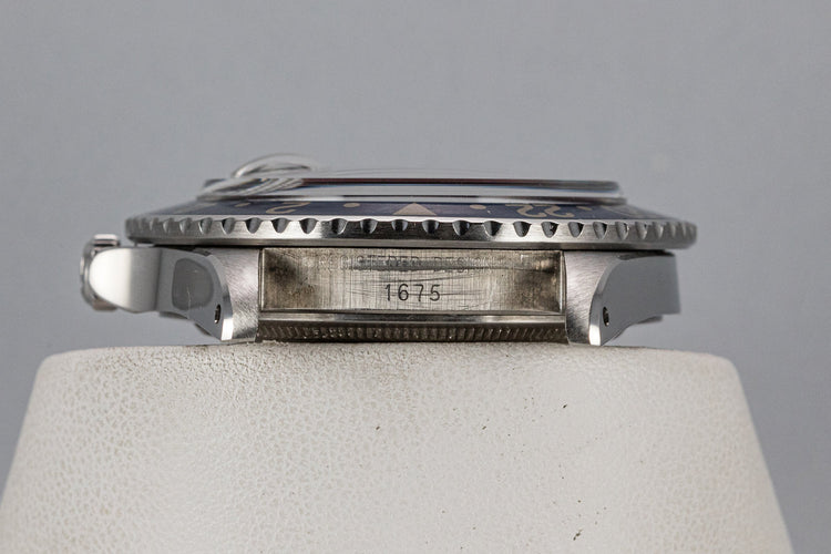 1971 Rolex GMT-Master 1675 Fat Font "Pepsi" Insert