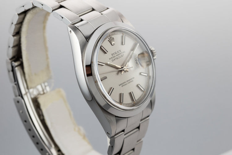 1972 Rolex DateJust 1600 Silver Dial