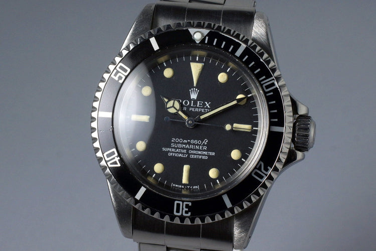 1967 Rolex Submariner 5512 4 Line Dial