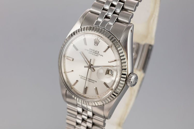 1973 Rolex DateJust 1601 Silver Sigma Dial