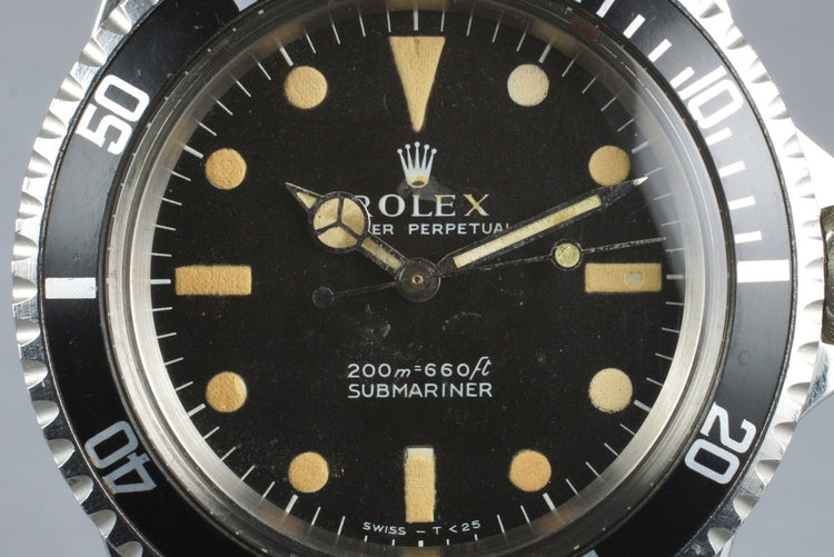 1968 Rolex Submariner 5513 Meters First