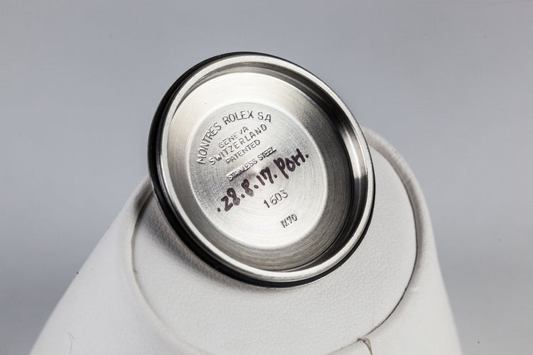 1970 Rolex Datejust 1603 with No Lume Dial and Hands