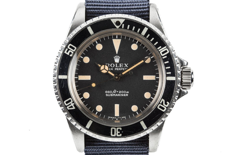 1972 Rolex Submariner 5513 with Serif Dial