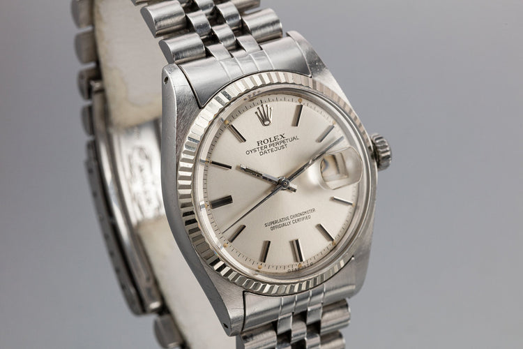 1974 Rolex DateJust 1603 with Silver Sigma Dial
