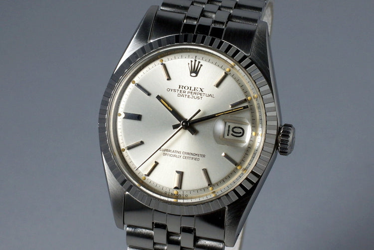 1972 Rolex DateJust 1603 Silver Sigma Dial