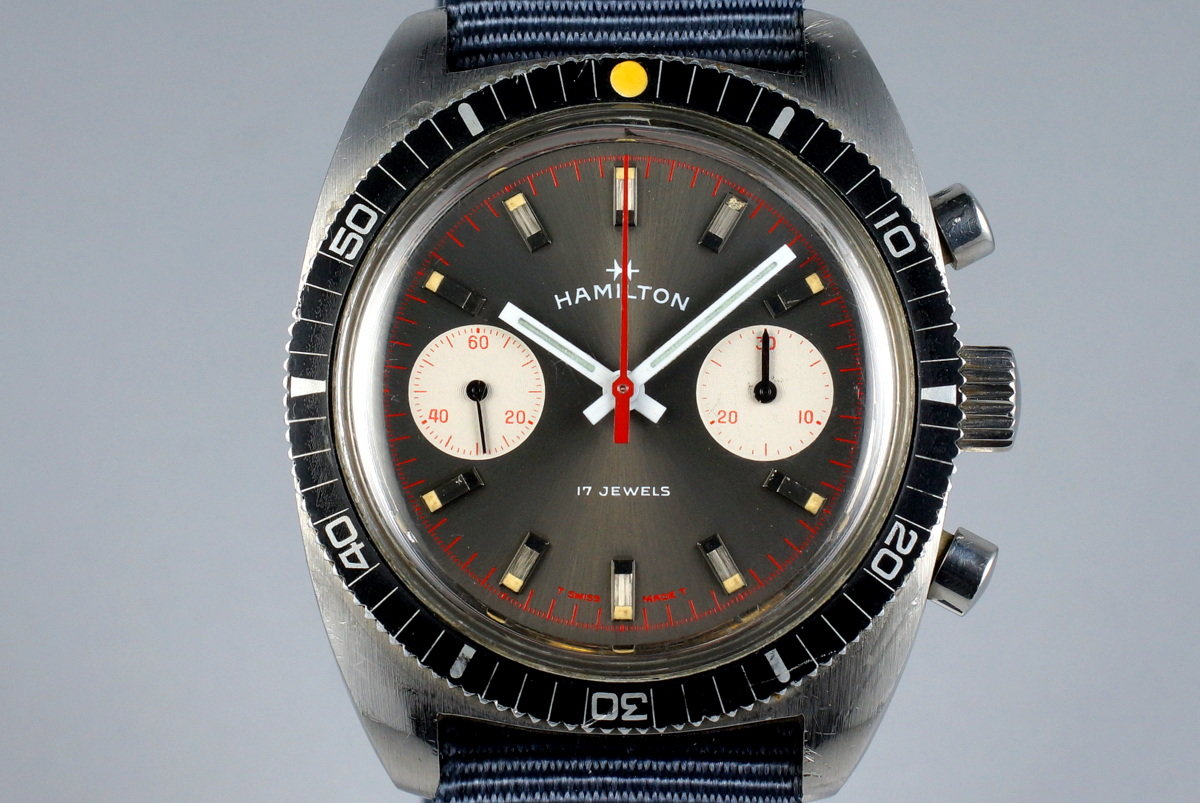 HQ Milton - 1970's Hamilton Chrono-Diver 647 with Valjoux 7733
