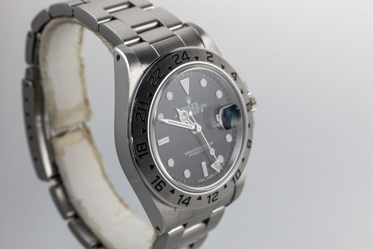 1991 Rolex Explorer II 16570 Black Service Dial with service card