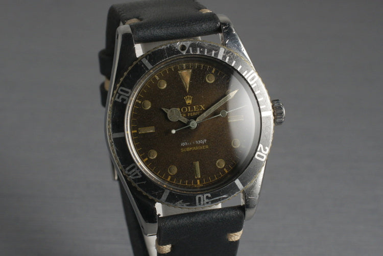 1959 Rolex Submariner 6536-1 with Tropical Dial