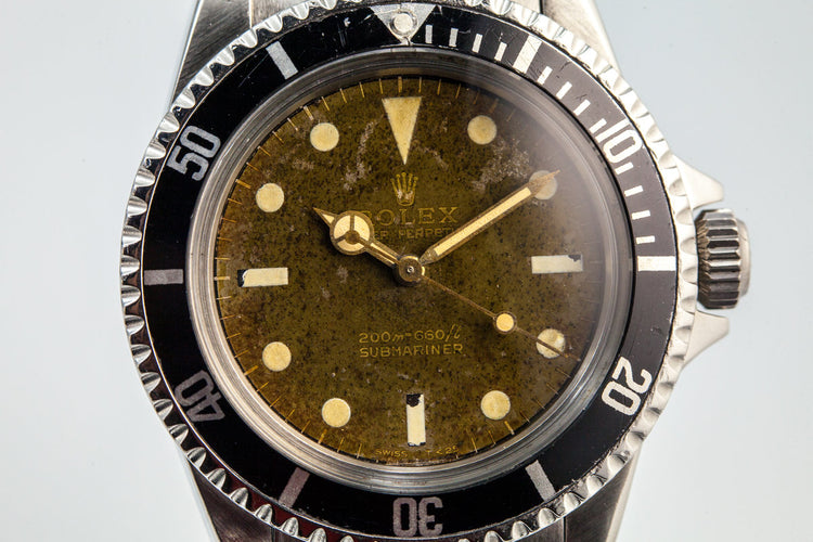 1963 Rolex Submariner 5513 with Tropical Gilt Dial