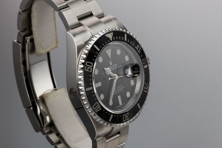 2017 Rolex Red Sea-Dweller 126600 With Box and Papers