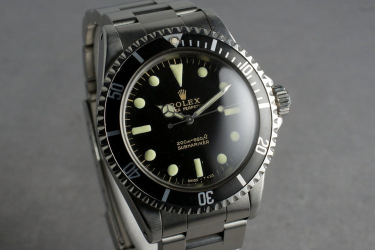 1966 Rolex Submariner 5513 with Glossy Gilt Dial