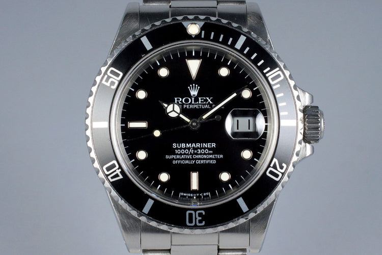 1986 Rolex Submariner 16800