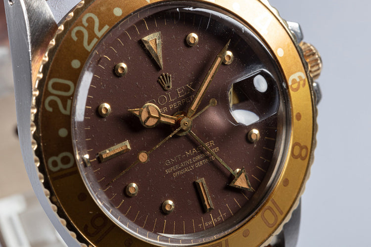 1971 Vintage Rolex GMT-Master 1675 with Brown Nipple Dial