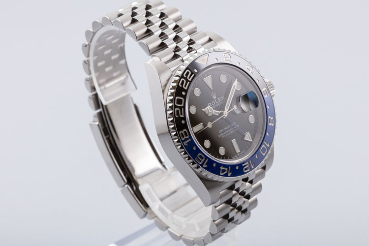 2021 Rolex GMT-Master II 126710BLNR "Batman" Box & Card