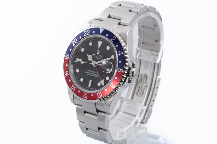 2005 Rolex GMT Master II 16710 with Box, Papers & Hangtags