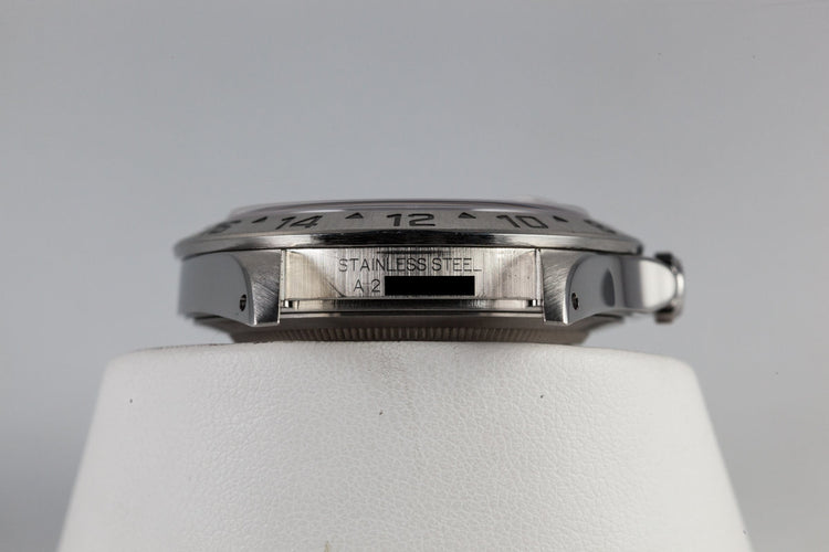 1999 Rolex Explorer II 16570 White SWISS only dial and Box and Papers