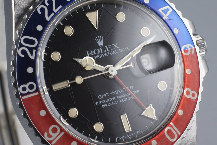 1985 Rolex GMT 16750 Spider Dial with Box and Papers
