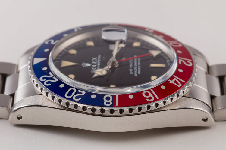 1984 Vintage Rolex GMt-Master 16750 "Pepsi" with Service Papers