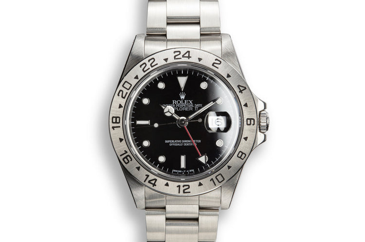 1991 Rolex Explorer II 16570 Black Dial with Box and Papers