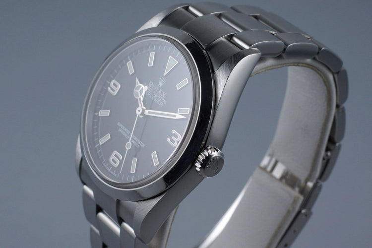 2001 Rolex Explorer 114270 with Box and Papers