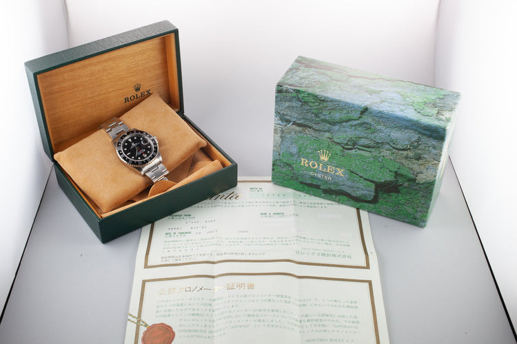 1999 Rolex GMT-Master 16700 SWISS Only Dial with Box and Papers