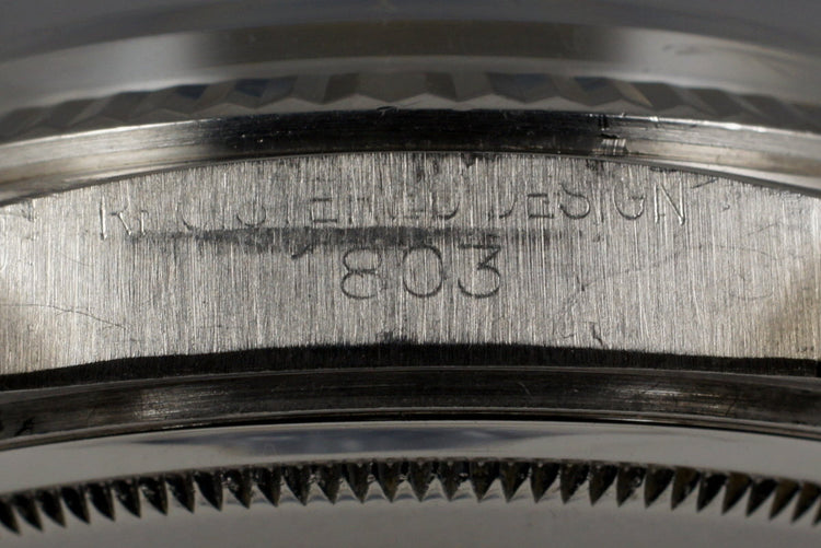 1968 Rolex WG Day-Date 1803 Matte Silver Dial