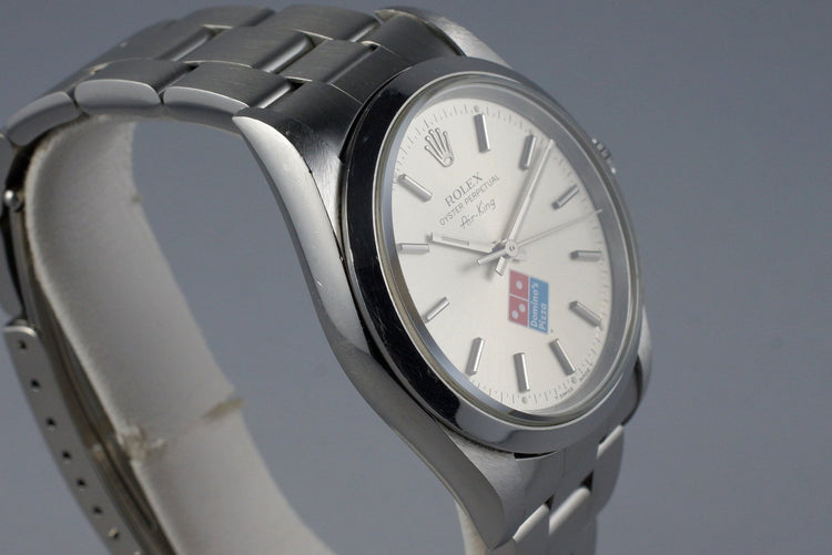 1996 Rolex Air-King 14000 Domino’s Pizza Logo Dial with Box and Papers
