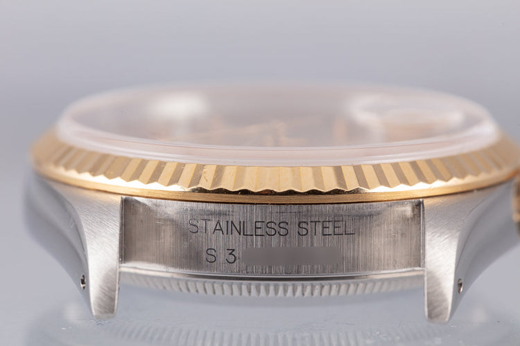 1993 Rolex Two-Tone DateJust 16233 Gold Dial