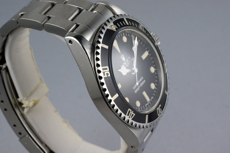 1982 Rolex Submariner 5513 Mark IV Maxi Dial