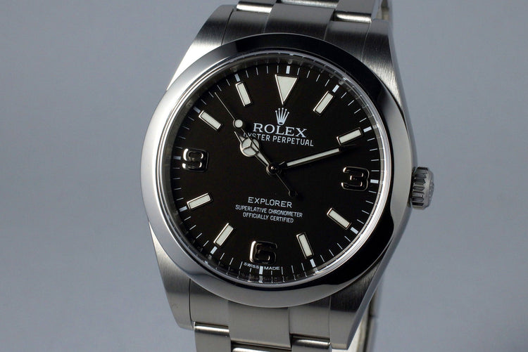 2015 Rolex Explorer 214270 with Box and Papers