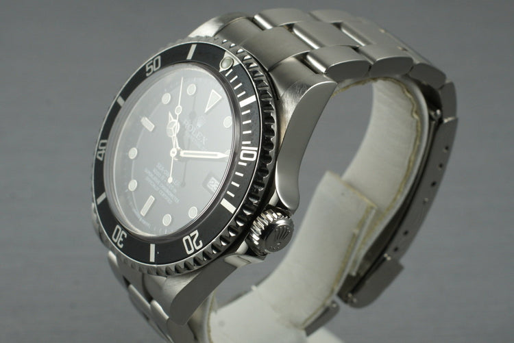 2004 Rolex Sea Dweller 16600T with Box and Papers