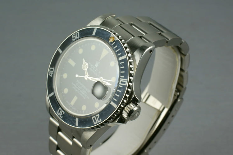 Rolex Submariner 16800 Matte Dial Box and Papers