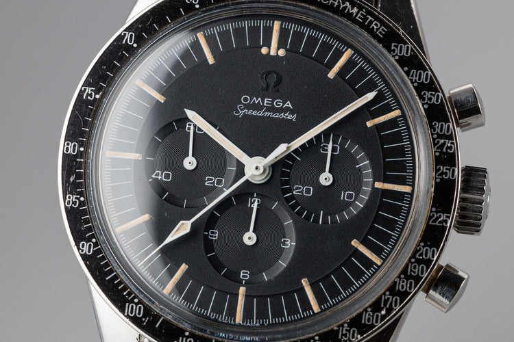 1967 Omega Straight Lug Pre-Moon Speedmaster Professional 105.003 with Extract from the Archives Paper and Case