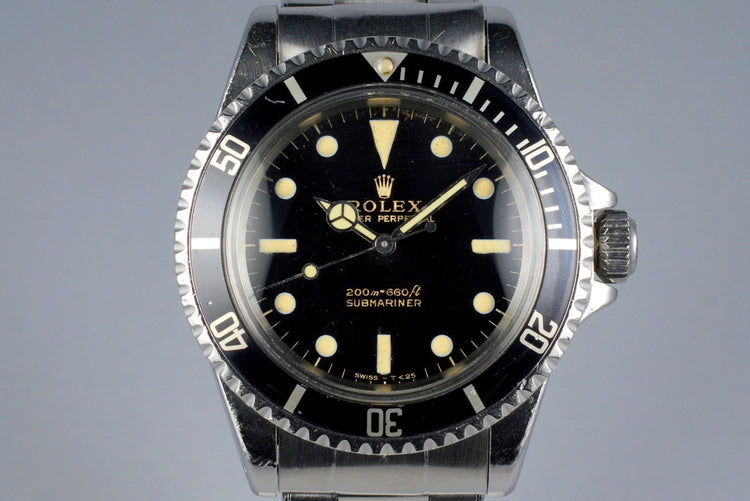 1965 Rolex Submariner 5513 with Glossy Gilt Dial