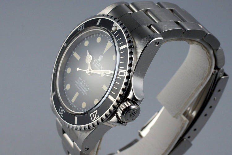 1972 Rolex Submariner 5512 4 Line Dial Serif Dial with RSC Papers