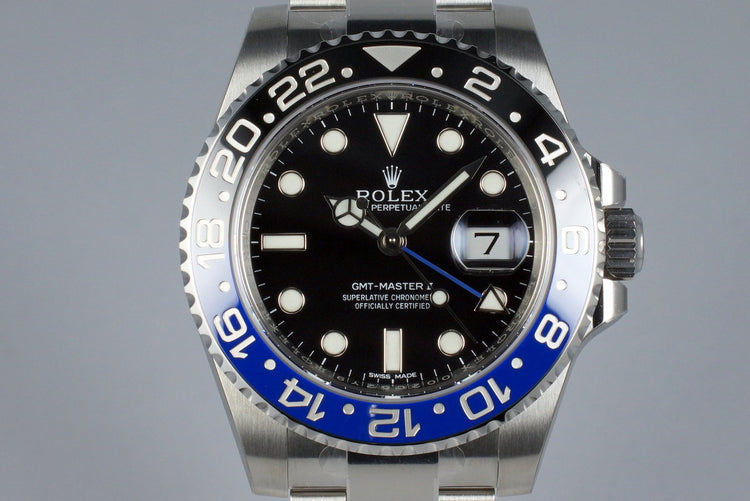 2016 Rolex GMT II 116710BLNR with Box and Papers MINT