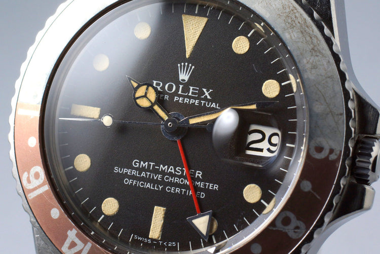 1968 Rolex GMT 1675 Mark I Dial