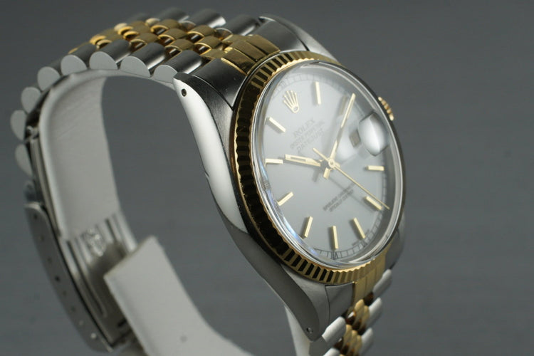 1984 Rolex Two Tone DateJust 16013 with White Enamel Dial