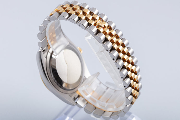 2011 Rolex Two-Tone DateJust 116233 Diamond Jubilee Dial with Box & Card