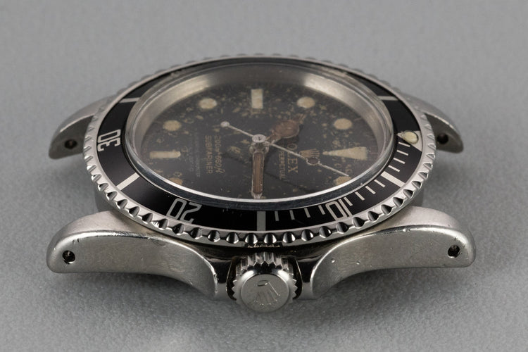 1965 Rolex Submariner 5512 with Meters First Gilt Spider Cracked Dial