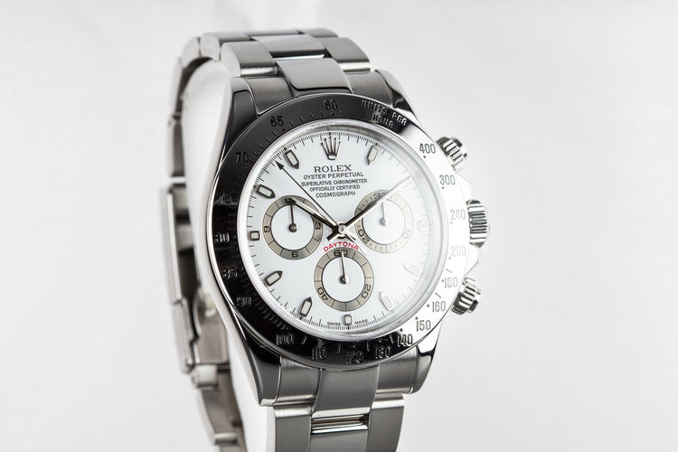 2003 Rolex Daytona 116520 White Dial