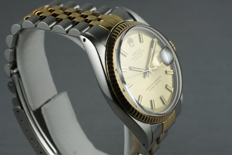 1971 Rolex Two Tone DateJust 1601 ‘Wide Boy’ Dial