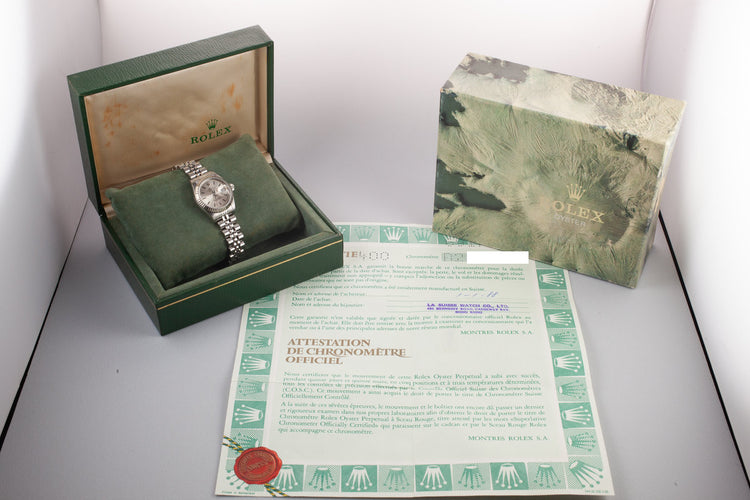 1988 Rolex Ladies Datejust 69174 with Box and Papers