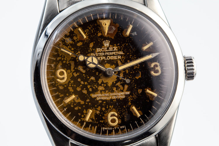 1965 Rolex Explorer 1016 with Tropical Gilt Dial