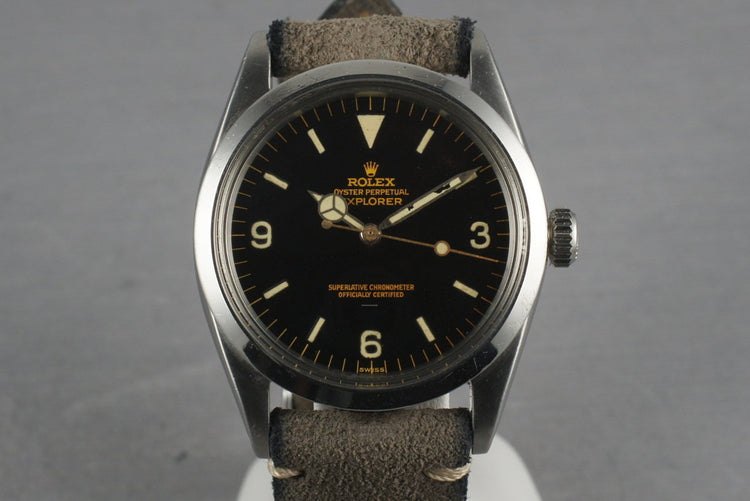 1963 Rolex Explorer 1 1016 with Gilt Underline Dial