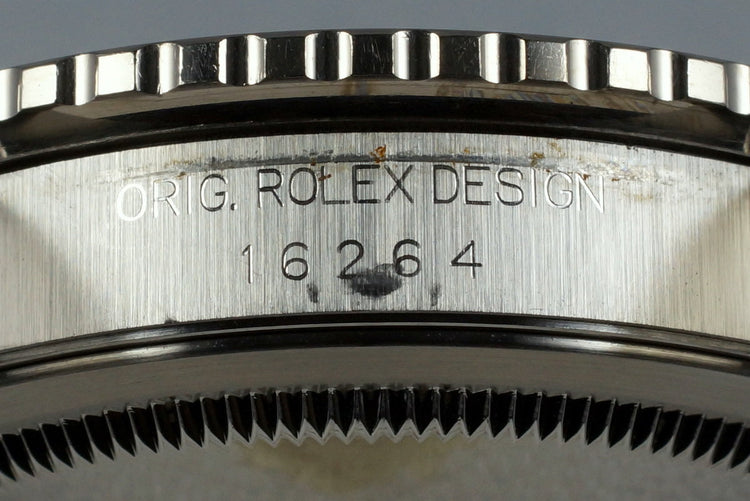 1999 Rolex DateJust 16264 Thunderbird with Box and Papers