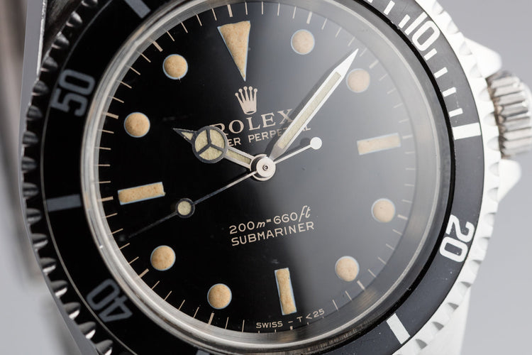 1966 Rolex Submariner 5513 with Gilt Dial