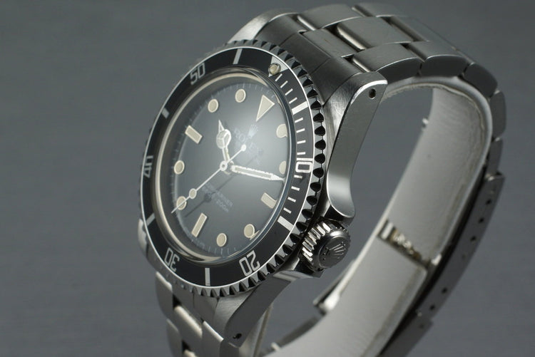 1985 Rolex Submariner 5513 with Spider Dial
