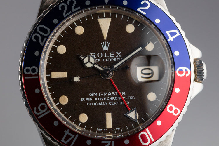 1967 Rolex GMT-Master 1675 Tropical brown Dial