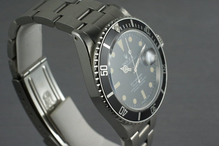 1981 Rolex Submariner 16800 with Box and Papers